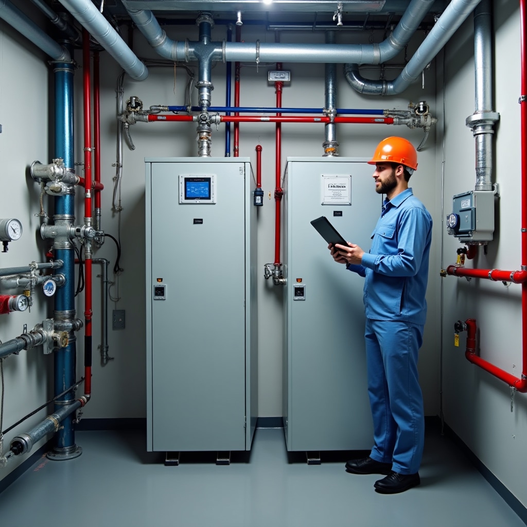 Edificio de oficinas con sistema geotérmico