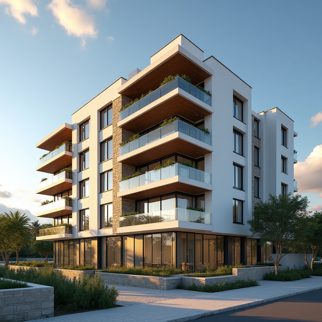 Edificio residencial multifamiliar con sistema geotérmico